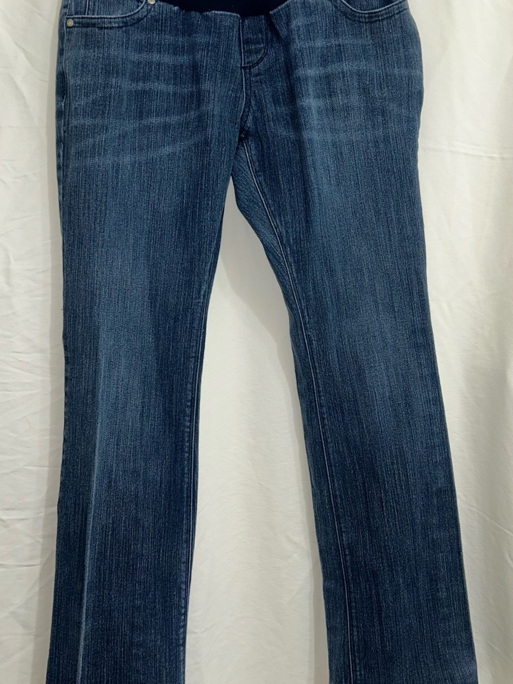 Oh Baby by Motherhood Dark Blue Flare Maternity Jeans